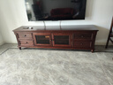 一具一家美式实木电视柜茶几组合纯实木复古家具2.2米美式乡村电视机柜 【全原木打造】胡桃色2M 实拍图