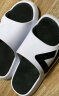 匹克态极拖鞋联名款男太极拖鞋情侣鞋透气轻质沙滩凉鞋运动拖鞋 大白/黑色(男款) 45 实拍图