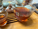TOYO-SASAKI GLASS【品牌官旗】日本进口东洋佐佐木玻璃公道杯茶具分茶器锤目纹公杯 水晶公杯+和风品茗杯 实拍图
