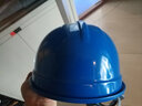 星工（XINGGONG） 安全帽头部防护单筋ABS安全帽监理工程帽工地防砸头盔 免费印字 蓝色 实拍图