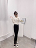 达芙妮厚底帆布鞋女鞋2026新款夏季软底小白鞋休闲运动鞋一脚蹬板鞋子 黑色【基础款】 37 实拍图
