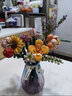 俐智（Loz）花束组装小颗粒积木玩具向日葵百合花花瓶玫瑰菊花装饰品鲜花DIY 第一季套装(1个透明花瓶) 实拍图