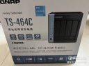 威联通（QNAP）TS-464C 4盘位8G内存四核心处理器网络存储服务器内置双M.2插槽NAS（含企业盘18T*2） 实拍图