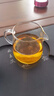美斯尼 玻璃公道杯加茶漏套装公杯功夫茶具茶道配件茶滤网茶海分茶器功夫玻璃茶杯子茶道加厚耐热玻璃公杯 公道杯 370毫升 实拍图