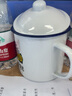 友黎优品搪瓷杯铁杯子复古怀旧老式带盖大号老干部搪瓷缸子大容量茶杯定制  我要养猪 700ml 实拍图