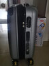 翻译官行李箱旅行箱包女商务大容量拉杆学生万向轮硬密码登机男防刮抗压 银灰色-双层缓冲+双拉增容 20英寸登机箱【20寸容量等于22】 实拍图