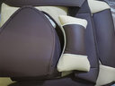 沙利文（SLIWEN）适用于五菱宏光s/s1/s3宏光plus/v座套七座四季通用宝骏730座套 正副驾驶两座冰丝款-咖啡色 实拍图