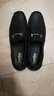 金利来（Goldlion）豆豆鞋男鞋秋季商务休闲鞋鹿皮革皮鞋柔软一脚蹬套脚驾车乐福鞋 黑色 42 实拍图