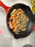 酷彩（Le Creuset）法国进口珐琅锅铸铁20/23/26cm圆形浅煎锅平底煎烤锅多功能平底锅 【2-4口之家】红色 26cm 实拍图