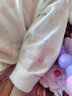 婧麒婴儿连体衣新生儿衣服纯棉春秋款套装打底宝宝春装哈衣爬爬服 暗花西瓜 80cm 实拍图