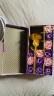 EIENN玫瑰花香皂花礼盒金箔花不凋零仿真花送妈妈礼物520表白纪念仪式 紫盒+12朵香皂玫瑰+1支金箔玫瑰 实拍图