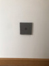 Nalthai开关插座86型钢化玻璃面板暗装带LED夜间指示灯点开关晶点灰系列 电视+网线插座(真正玻璃面板) 实拍图
