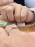 伊美钻 18K金钻戒 1克拉效果女款求婚钻石戒指 群镶钻戒订婚结婚砖戒 2.3克拉效果FG色SI10分+20分 实拍图