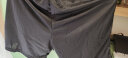 良布 (上衣+裤子）男款短袖短裤夏天套装男生篮球服夏季韩版全套衣服男土一套男装潮流搭配休闲运动套装 黑色 XL 实拍图