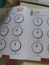 公文式教育:认识钟表和时间（分钟）5-7岁 教孩子学会认识钟表和时间幼小衔接时间认识管理儿童益智 幼儿园益智数字游戏书 儿童早教亲子育儿互动小学钟表知识 学看钟表 实拍图