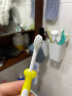 贝亲（Pigeon）牙刷婴幼儿牙刷儿童训练牙刷进口牙刷 口腔清洁护理乳牙牙刷 4阶段 蓝色 2只装 晒单实拍图