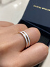 丹尼尔惠灵顿（DanielWellington）DW时尚戒指男女 玫瑰金色双色情侣对戒表白纪念 生日礼物送女友 尺码12 DW00400042 实拍图