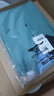 七匹狼长袖t恤男固色简约秋季翻领纯棉polo保罗衫男装商务纯色打底衫 中蓝-3.0升级纯棉固色 M 165/84A(M) 实拍图