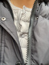 鸭鸭（YAYA）佟丽娅同款轻薄羽绒服女新款冬季短款圆领内胆修身时尚薄外套KXM 浅灰色【女款无领】 M 实拍图