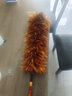 鸿涤手工真鸡毛老式掸子除尘扫灰加厚密不掉毛家用汽车可伸缩清洁神器 【苍鹰】伸缩柄项毛红棕色 掸子 实拍图