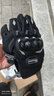 BIKEBROS摩托车骑行手套四季防摔耐磨赛车触屏夏季机车装备黑色L码 实拍图