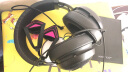雷蛇（Razer） 北海巨妖头戴式耳机7.1环绕电竞游戏耳机 吃鸡耳机 电脑耳机 北海巨妖-蓝色（耳机+紫猫耳套装） 实拍图
