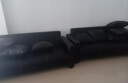 诺雄 办公沙发简约现代三人位办公家具商务会客接待办公室沙发茶几组合 西皮  黑 单人位  沙发 实拍图