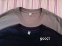 NASA GISS【两件装】纯棉短袖t恤男纯棉重磅宽松oversize纯色情侣打底衫 自由组合 M体重110-130斤 实拍图