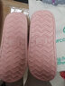惠夫人拖鞋女夏季居家室内厚底情侣男家居拖洗澡防滑浴室软底家用凉拖鞋 纯色款 粉色 40-41 (适合39-40码)女 实拍图