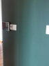 沪达墙纸 美式素色卧室客厅复古绿墨绿色背景壁纸北欧纯色小清新绿色墙纸 防水版：墨绿色 ( 刷胶/非自粘) 晒单实拍图