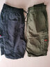 2条】工装短裤男夏季五分裤宽松纯棉ins薄款休闲裤子户外工装马裤多口袋裤衩街头定艺 2件装自由组合 4XL（建议170-190斤） 实拍图