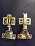 固特（GUTE）不锈钢铰链液压阻尼缓冲柜门飞机合页橱柜门铰家具五金配件一只价 304不锈钢-固装（耐用款） 半盖-中弯 实拍图