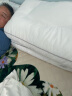 水星家纺枕头枕芯 颈椎枕五星级酒店枕芯升级纯棉抗菌枕头枕芯床上用品 抗菌云朵对枕(高款/灰/全棉) 48×74cm 实拍图
