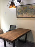 恬梦 北欧实木餐桌椅组合 现代简约小户型家用饭桌美式长方形餐桌椅 支持长凳定制（请联系客服在拍） 实拍图