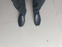 金利来男鞋商务休闲皮鞋羊皮套脚超软超轻男士透气缝制鞋 羊皮 43 实拍图