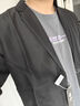 星禾莱雅痞dk休闲西服男单件上衣高级感韩版潮流宽松oversize小西装外套 黑色 4XL 165-180斤 实拍图