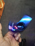 PRIMO指尖陀螺打火机充电防风创意点烟器定制刻字usb电子打火机 蓝冰 实拍图