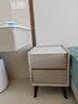 原始原素实木床头柜现代简约桦木灰色小户型卧室床边柜 0.38米 L8021 实拍图
