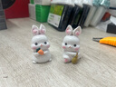 玩控小兔子摆件生日礼物女实用走心办公室桌面可爱卡通工艺品蛋糕装饰 贪吃兔子 实拍图