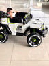 韦尼 坦克300儿童车超大双人座儿童电动车四轮儿童玩具车可坐人 顶配白|12V14A电池+皮座+发泡轮 实拍图