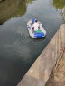 速澜（Solar Marine）皮划艇橡皮艇加厚硬底钓鱼船充气船冲锋舟夹网 气垫船 2.6米豪华款拉丝底+50磅电推 晒单实拍图