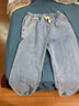 鲁宾克牛仔裤男宽松束脚秋冬季裤子男潮牌男士加绒九分束脚裤运动休闲裤 WK-K283(2件装)浅蓝色+深蓝色 L (建议体重125-130斤) 实拍图