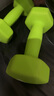 Ma fitness哑铃男士健身家用器材六角小哑铃5kg男生宿舍防锈纯铁4kg一对公斤 3KG*2只草原绿-新手力量训练 绿色 实拍图
