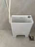 优莱可可拖把池阳台高脚拖把池20cm陶瓷带脚拖布池落地卫生间小号洗墩布池 L36（长40宽31高38）特价款 实拍图
