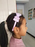 AiChoice蝴蝶结儿童发箍可爱女童发卡带齿小女孩防滑头箍甜美头饰儿童节 紫色 实拍图