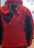 骆驼（CAMEL）户外情侣款防风透气保暖三合一冲锋衣 A4W217009 中国红男 XL 实拍图