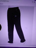 朴祺冬季男士加绒加厚运动裤高腰深裆宽松大码直筒休闲裤弹力针织卫裤 纯黑色 【加绒加厚】 2XL 码2尺5-2尺6腰围 实拍图