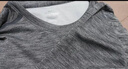 途尊（kingtrip）夏天有领短袖T恤男青年色翻领半截袖衣服T男士带领子体恤汗衫 灰色黑领 4XL 【160-180斤】 实拍图