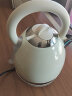 一特（EnTech）烧水壶家用不锈钢电热水壶自动断电泡茶壶英式欧式复古设计高颜值1.7L大容量 奶油白 1.7L 实拍图