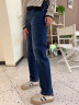 哈吉斯（HAZZYS）女装秋季新款时尚修身小脚牛仔裤ATDSP02DP26 深藏青色DN 155/68A 36 晒单实拍图